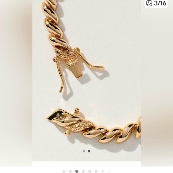 Anthropologie Gold Chain Bracelet - Picture 2 of 6